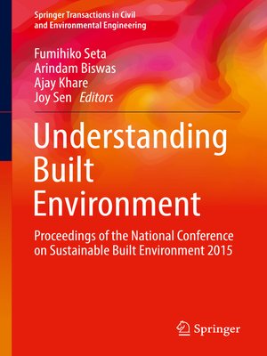 cover image of Understanding Built Environment